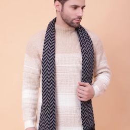 vesture Striped Men Muffler-image-96