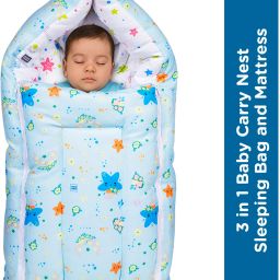 Baby Cozy Carry Nest Bag (Baby Sleeping Bag) (Blue) Sleeping Bag-image-81