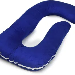 ultra soft j shaped pillow Microfibre Solid Pregnancy Pillow Pack of 1-image-67