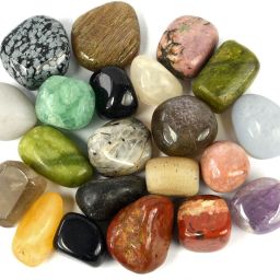 Natural Mix Tumble SuperiorTumble Crystals / Stones for Reiki Healing and Vastu Correction Tumble Stone Charged By Reiki Grand-Masters & Vastu Experts 25-50g Aproxx Polished Asymmetrical Crystal Stone (Multicolor 50 g) Polished Asymmetrical Crystal Stone-21