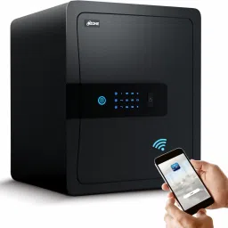 45 Ltrs WiFi Safe Locker for Home & Office | App Notifications | Black Safe Locker-picture-18