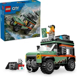 City Off-Road 4x4 Mountain Truck Adventure Toy 60447 (221 Blocks)-22