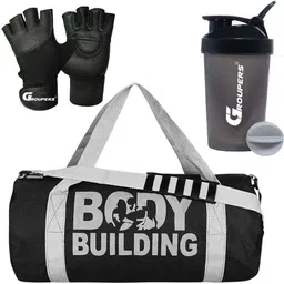 groupers HGC-LIAS-GLVS-BD-BLK Home Gym Combo-picture-14