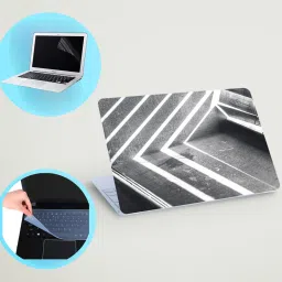 SDM Laptop skin combo, Screen Guard & Keyboard Cover, free microfiber cloth Combo048 Combo Set-picture-22