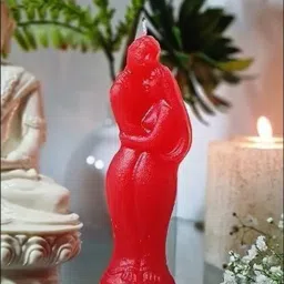 SapiS Marriage Couple Candle, Romantic Couple Candle Red Candle-picture-16