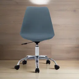 armless revolving chair for Study/Shops/Clinic/Conference/Reception Leatherette Office Visitor Chair-image-51