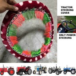 Hand Stiched Steering Cover For Mahindra 1 Series-23