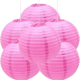 Pink Paper Hanging Lantern-image-35