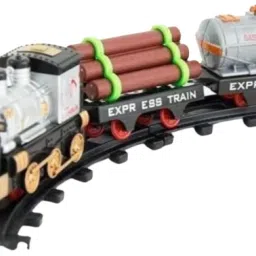 bestie toys Classic Train Play Set Power High Speed Train Railway Track Set image 5