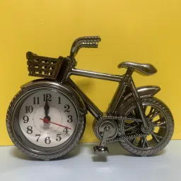 Analog Silver Clock-16