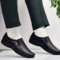 zixer Genuine Meeting Leather Formal Shoes/Light Weight Exclusive Formal Shoes For Man Slip On For Men-picture-17