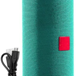 Techobucks Super Deep 3D Bass Splashproof DJ Sound Wireless Portable Speaker TF/FM/AUX/Bluetooth Support 10 W Bluetooth Speaker-10
