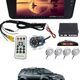 maties 7Inch Rearview Monitor Mirror with Touch Button,Camera & Silver sensor 93 Black LCD-picture-35