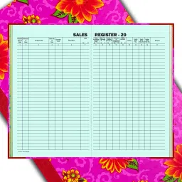 anvis Sales Register | 50 Sheet | 100 Pages Hard Bound 1-Part Record Keeping Books image 2