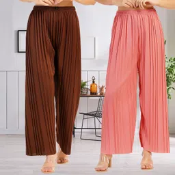 irha Women Regular Fit Multicolor Viscose Rayon Trousers-picture-26