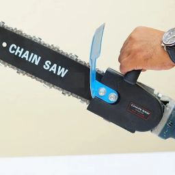 flemigo chainsaw adaptor set for angle grinder (size: 11.5 inch chainsaw set ) Electric Chainsaw Stand Corded Chainsaw image 3