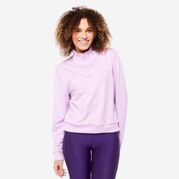 domyos Women Sweatshirt Half-Zip - Lilac-picture-1