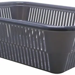 Wonder Plastic Prime Natasha 1216 Fruit Basket Set, 2 Pcs Basket, Grey Color, Made in India Plastic Fruit & Vegetable Basket-image-18