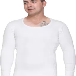 Warm-zone Solid Regular Fit Thermal Tshirt Men Top Thermal-image-60
