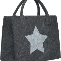 Reusable Shopping Bag, Storage Tote Utility Bag with Reinforced Black(Medium) Grocery Bag-image-34