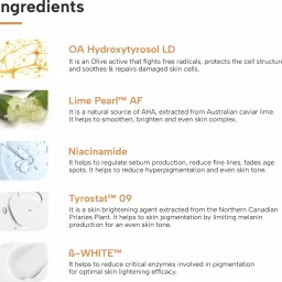 Dermatouch Bye Bye Pigmentation Cream for Pigmentation and Blemishes removal , Anti Pigmentation face cream for Men & Women with Lime Pearl & B-White-20G image 4