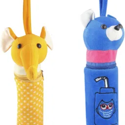 Soft Plush Stretchable Baby Feeding Bottle cover Combo Pack-image-9