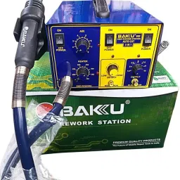 900 3 IN 1 With Auto cut PREMIUM QUALITY SMD Rework Station,0-15V DC output 700 W Temperature Controlled-image-79