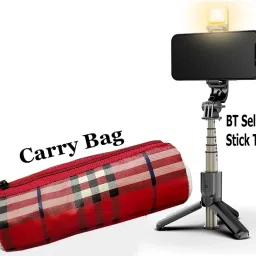POZUB 3in1 Selfie Stick Fill Light multi-function Mobile Stand Holder+Carry Bag Gimbal Tripod, Monopod, Monopod Kit, Tripod Ball Head, Tripod Bracket, Tripod Clamp, Tripod Kit-38