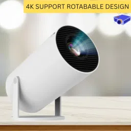 SACRO Mini HD Projector for Home 4KSupport With Built-in App Netflix/Prime/YouTubeD314 (4500 lm / 1 Speaker / Wireless / Remote Controller) Portable Projector-image-94