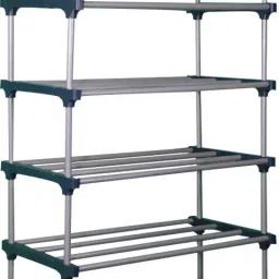 turbomax 6 Layer Book Shelf for Home Library Multipurpose Storage Organizer Rack Stand Plastic Open Book Shelf image 2