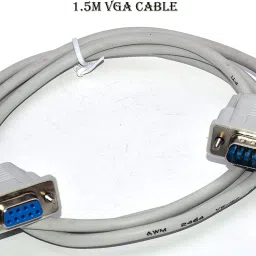 BUFONA VGA Cable 1.5 m High speed Computer VGA Cable, Monitor VGA Cable, VGA Cable, TV-out Cable-image-95