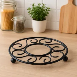 Galvanized Metal Trivet Stand Set of 6 Glossy Trivet-21