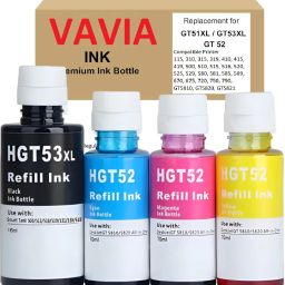 vavia Ink Tank 5810, 310, 315, 319, 410, 415, 419, Black + Tri Color Combo Pack Ink Bottle-image-36