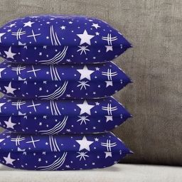 LUXURY Polyester Fibre Solid Sleeping Pillow Pack of 4-image-9