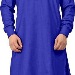 Men Cotton Blend Kurta Pyjama Set-image-3