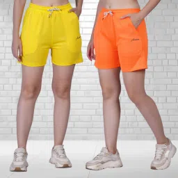 Pack of 2 Solid Women Boxer-image-9
