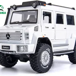 arniyavala Mercedes_Benz 1:24 Big Size Unimog U5000 SUV Toy Car Model Car Die cast-picture-3