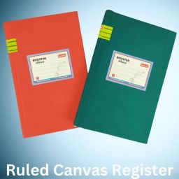 No.4 Ruled Register Canvas Binding Register Size (33.5 cm x 21.0 cm) 288 Pgs. 1-Part Ruled-image-35