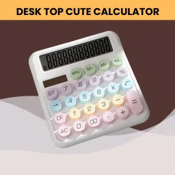 Desktop Calculator, 12-Digit Large LCD and Large Buttons for Office, Homes Y72 Basic Calculator-66