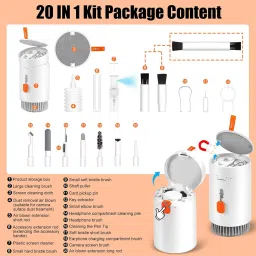 Technuv 20 in 1 Multipurpose Device/Gadget Cleaner Cleaning Kit for Computers, Laptops, Mobiles image 5