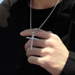 Silver Stainless Steel Pendant-image-63