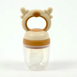 Baby Fruit Feeder Pacifier 100% Food Grade Silicone Deer Shape Cap Feeder-image-29