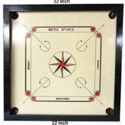 Carrom 32 inch With Ludo board Game 32 cm Carrom Board-42