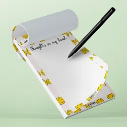 Daily Notepad Undated 120 GSM Tear-Off Planning Sheets, Checklist Productivity A5 Note Pad Ruled 50 Pages-picture-2
