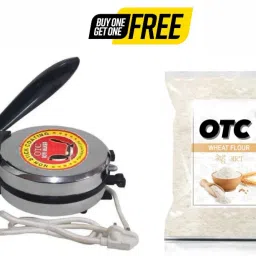 Free Wheat Flour In This Pack Non Stick Electric CKM-7 Roti and Khakra Maker-1