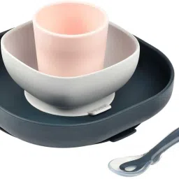 Silicone Suction Meal Set (4 pcs) - Night Blue - Silicone-image-41