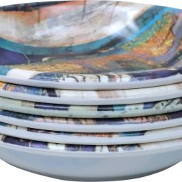kaku Melamine Serving Bowl Round Saucer – Multipurpose, Elegant Round Shape for Home & Kitchen Use Disposable image 3