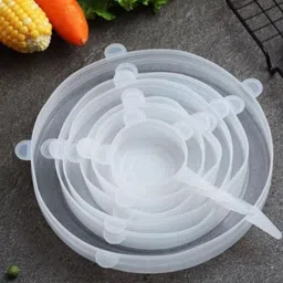 Silicone Stretch Lids, Various Sizes Durable Food Bowl Cover 2.6 inch, 3.7 inch, 4.6 inch, 5.7 inch, 6.5 inch, 7.8 inch Lid Set, Pack of 1-13