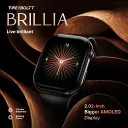 Fire-Boltt Brillia 51.3mm (2.06 inch) Largest AMOLED Display,Bluetooth Calling AI Assistant Smartwatch image 2