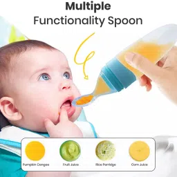 dhochak Spoon Bottle with Fruit Nibbler and Baby Teether Feeder image 4